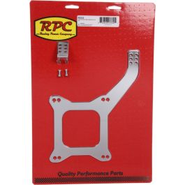 RPC Chrome Steel Carb, Linkage Plate, Fits, Holley & Afb 4Bbl, Carbs