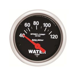 Auto Meter Gauge Sport-Comp Water Temperature 2 1/16 in. 40-120 Degrees …