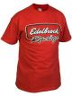 Edelbrock T-Shirt Short Sleeve Cotton Red Edelbrock Racing Logo Men's X-L…